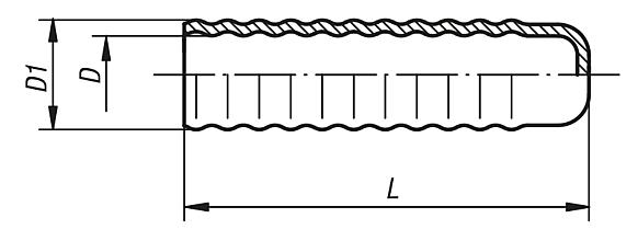 塑料把手，圆形，带圆形支架，绿色