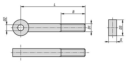 Eye bolts - inch