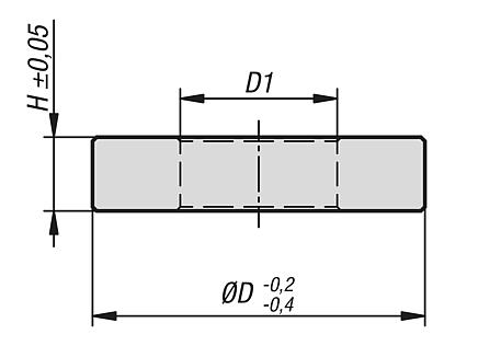 Washers steel for guide tubes