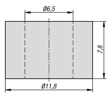 嵌件，
适用于 DIN 3015 第 1 部分的轻型系列夹钳
