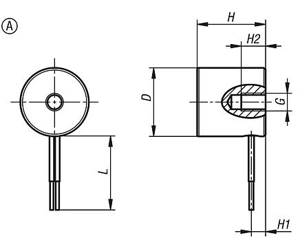 Magnets, round (electromagnets), Form A