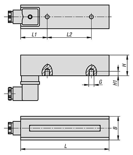 矩形磁铁（永久电磁铁）