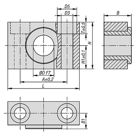 耳轴铰链支架
用于 ISO 15552 / 21287