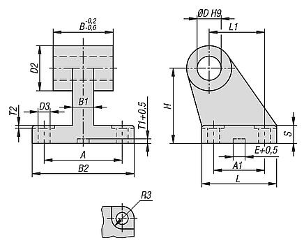 铰链支架
用于 ISO 15552 / 21287