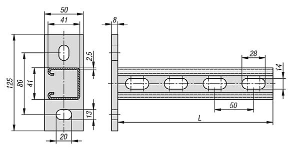 系统 41
横向支架