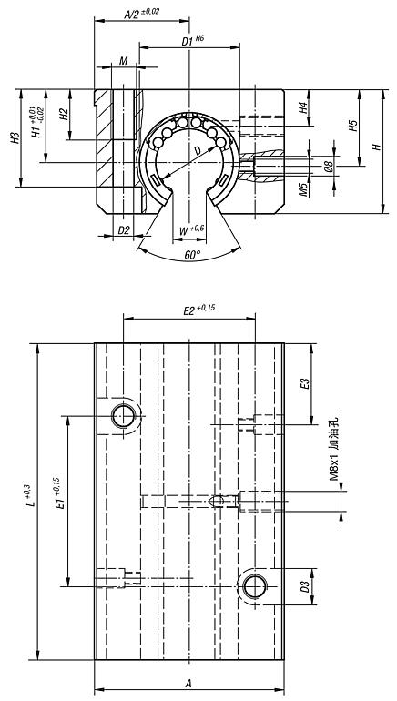双座线性滑座，开放