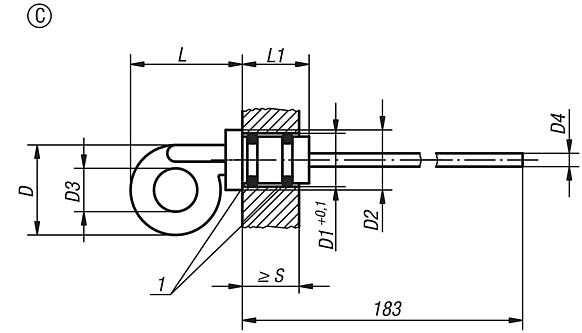 Dipstick Form B, without vent hole
