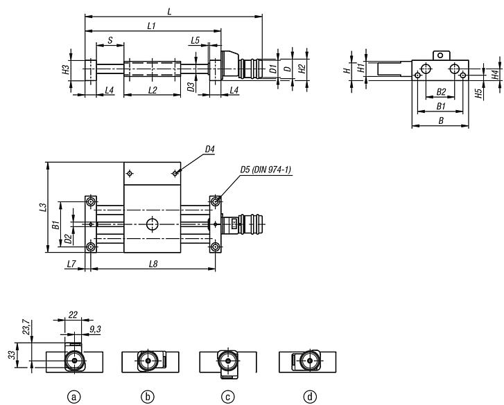 Cross tables, long, with position indicators, Form B