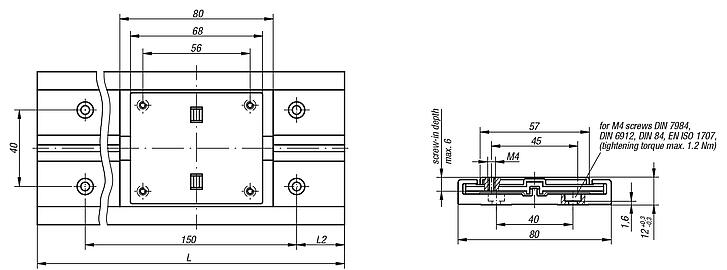 Flat guides DryLin® N