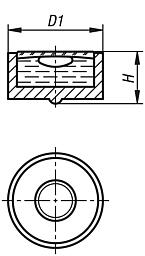 Bullseye level body plastic