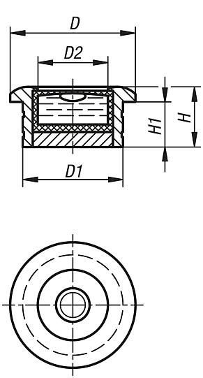 Bullseye levels with bead-edged frame