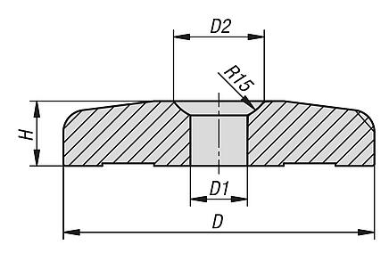 钢制脚杯的圆盘