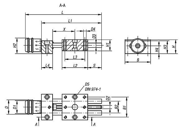 Positioning stages, short