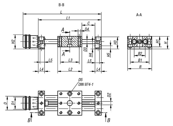 Positioning stages, long