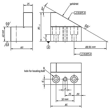 Prism stands left-hand version