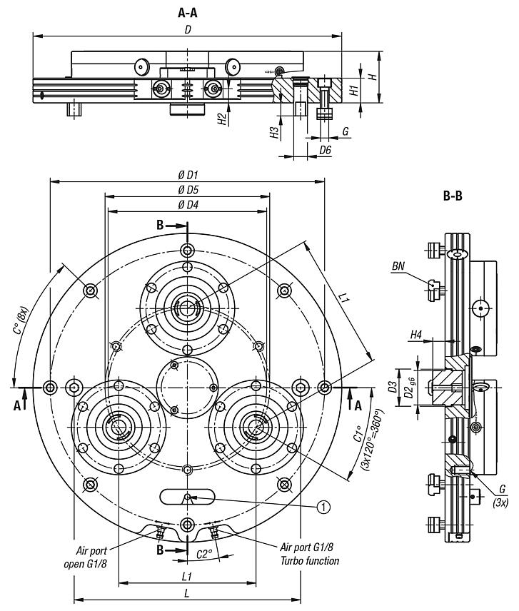 UNILOCK Turn clamping stations