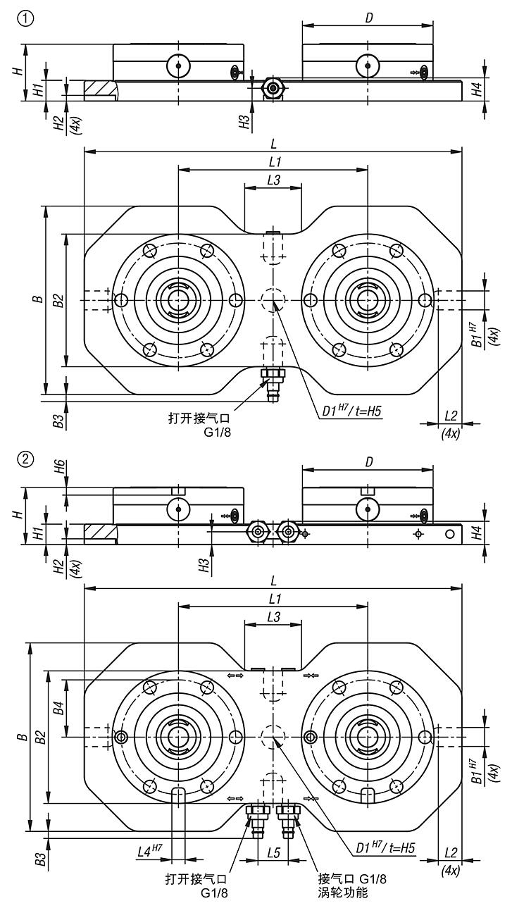 UNILOCK 双工位夹持站