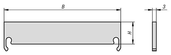 Seating ledges to clip on