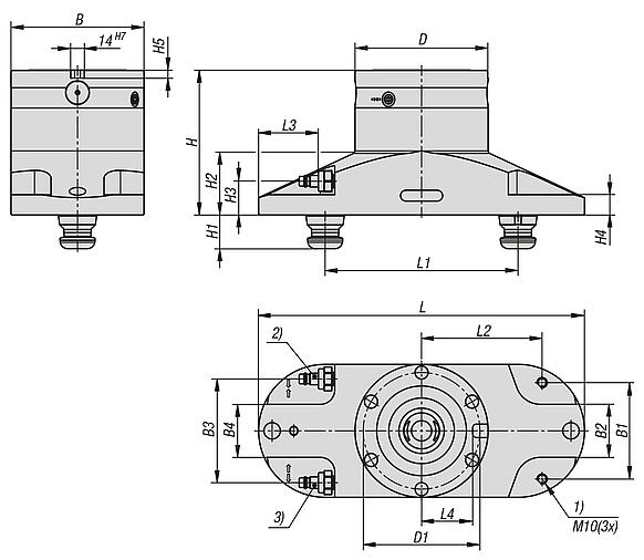 UNILOCK 夹紧模块提升 ESM 138-C