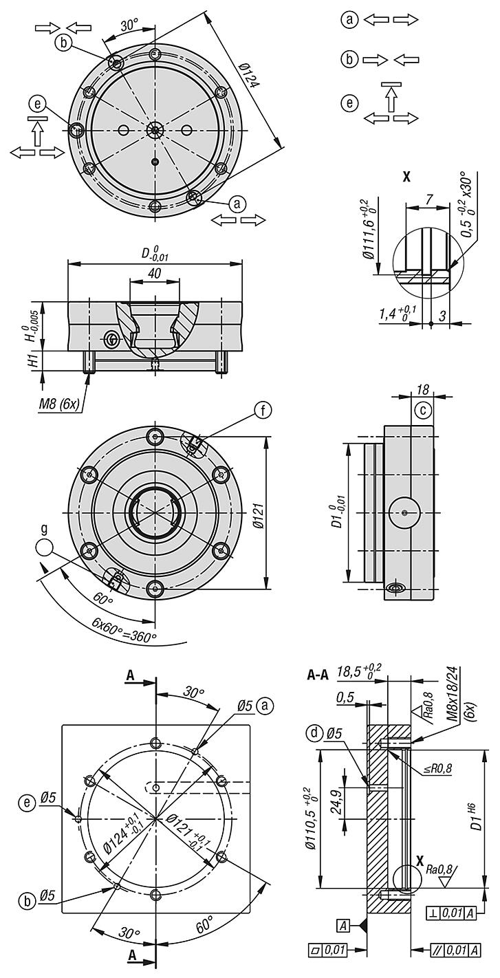 UNILOCK 夹紧模块 ESM 138-C