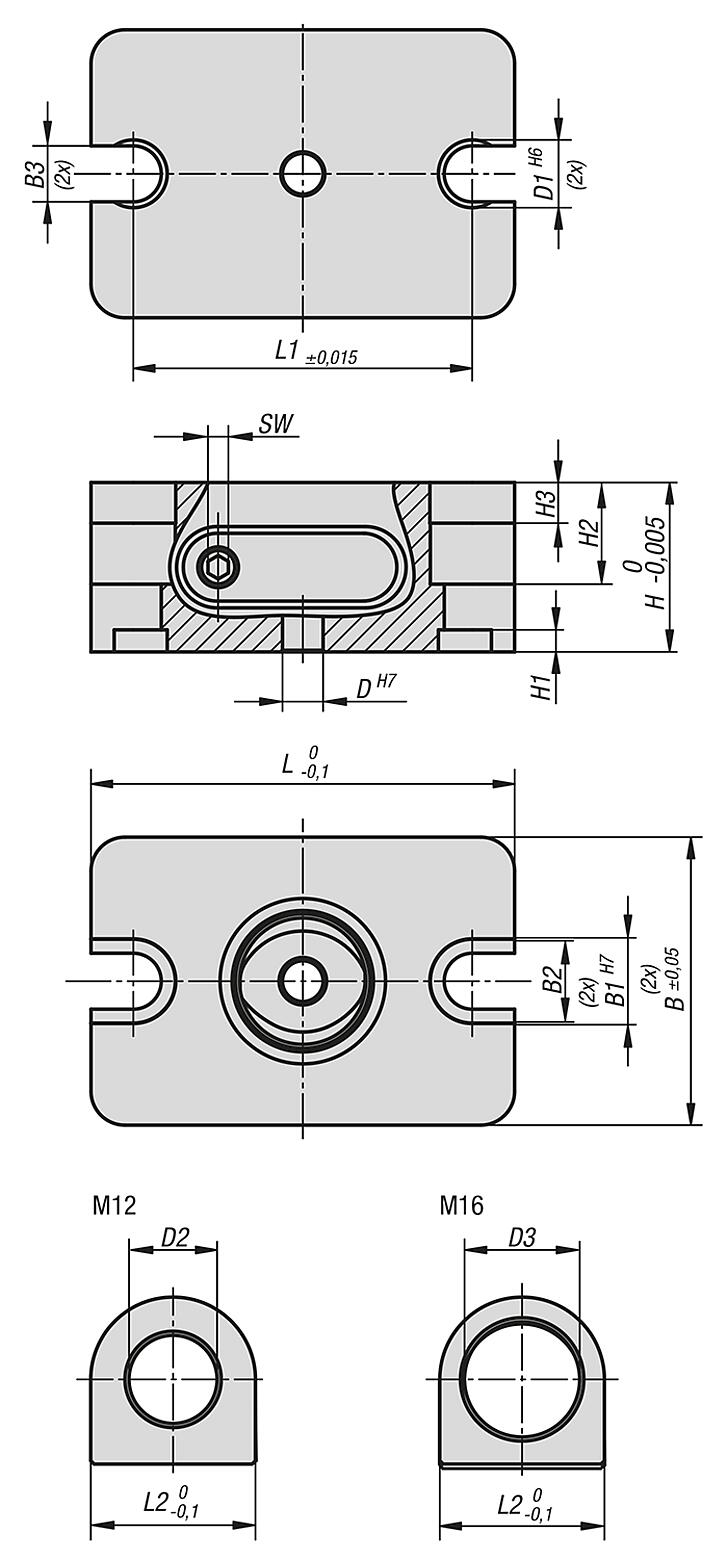 UNILOCK 手动夹紧模块