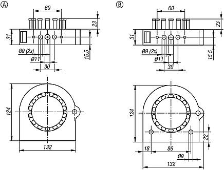 带应力消除的连接元件