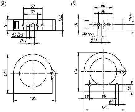 Low-friction guides