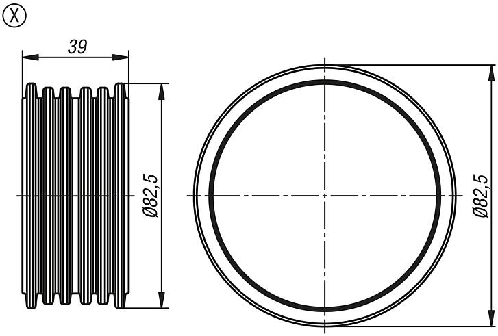 Cable glands, Form X