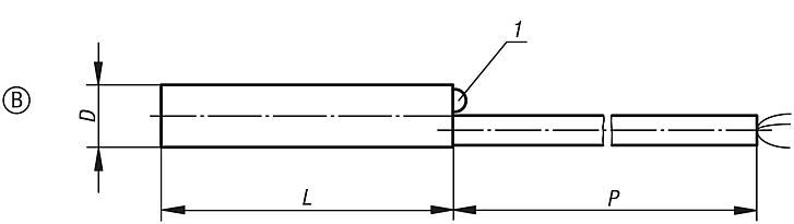 Inductive proximity switches, Form B, round housing with power cable and LED an the rear