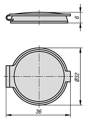 Protective caps for fitted sockets