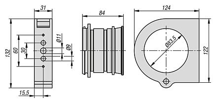 带弹簧挡块的夹具