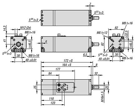 电动缸尺寸 80 IO-Link 伺服执行机构