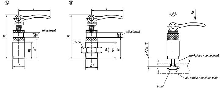 Eccentric clamp modules