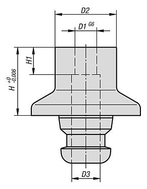 UNILOCK 5 轴缩小适配器，系统尺寸 80 mm
